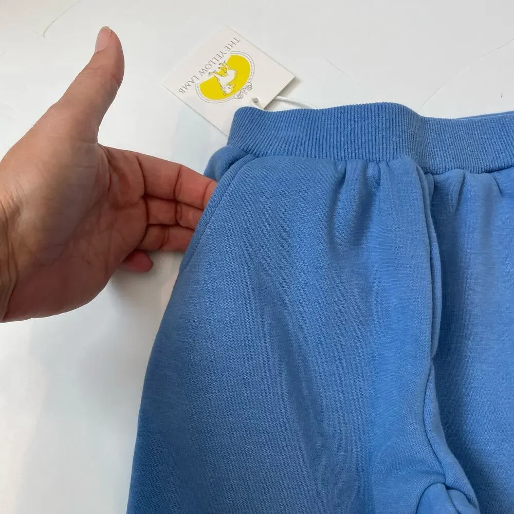 NWT The Yellow Lamb 2T Ballgame Blue Sweatsuit Set